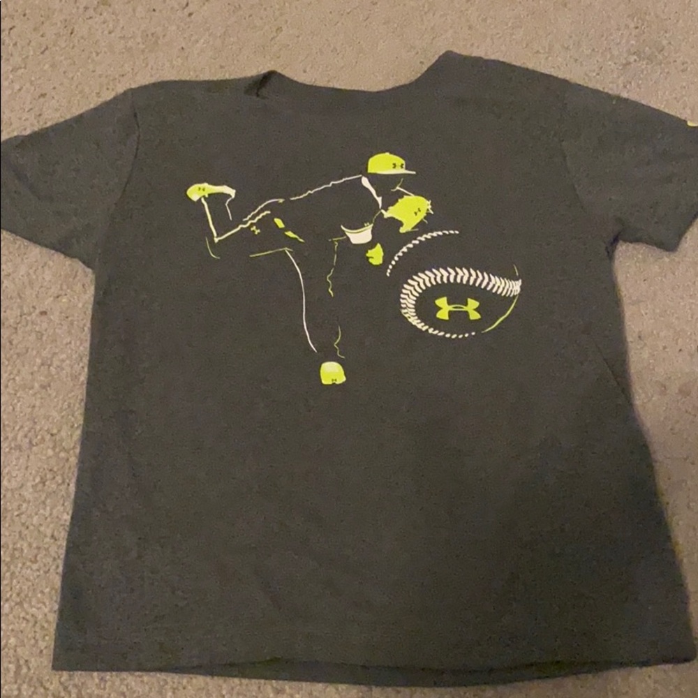 3T boys Under Armour baseball shirt